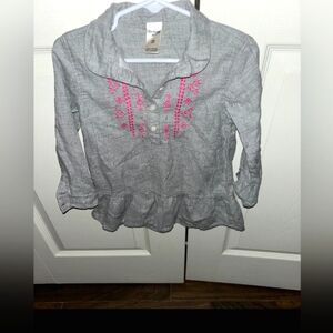 Oshkosh Grey/pink size 3t dress